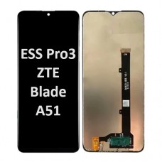Telstra ESS Pro3 ZTE Blade A51 6.5" LCD and Touch Screen Assembly [Black]
